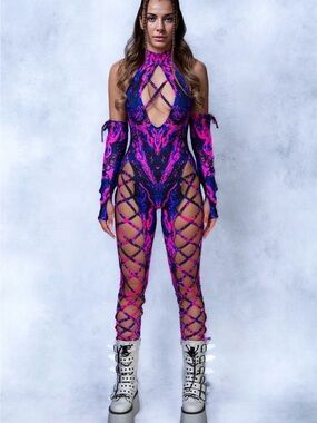 Candy Catz criss cross jumpsuit.